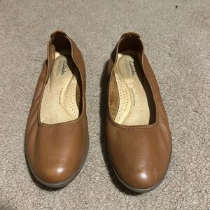 Clark’s leather flats